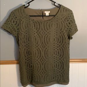 Lace J Crew Top